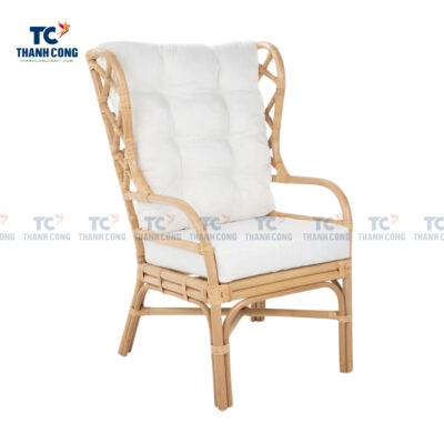 rattan wing back chair, wholesale