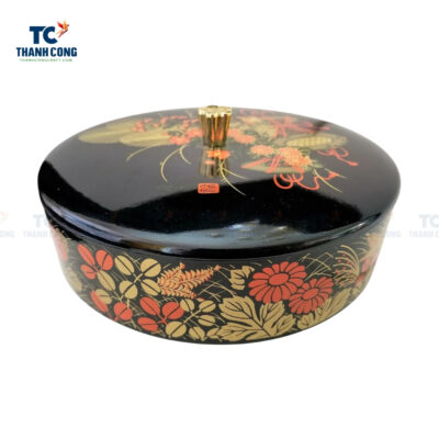 round lacquer box, wholesale