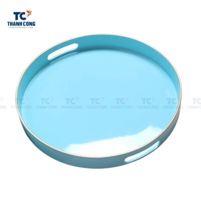 navy lacquer tray, round lacquer tray, wholesale