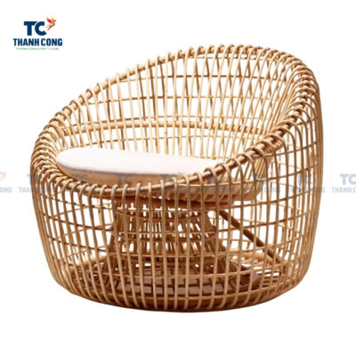 round rattan lounge chair, wicker, wholesale