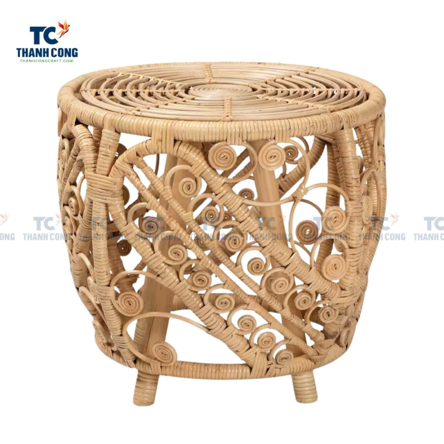 Round Wicker End Table, wholesale