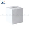 white lacquer tissue box, wholesale