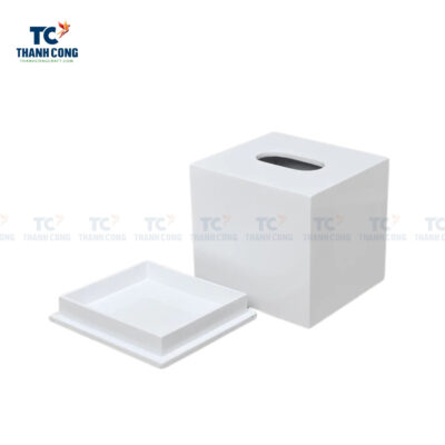 white lacquer tissue box, wholesale