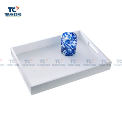 White lacquer tray, wholesale