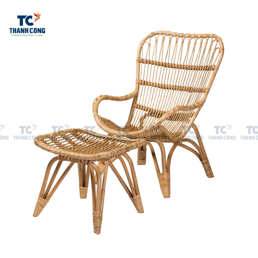 wicker lounge chair with ottoman, wholesale