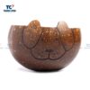 Coconut Shell Animal Bowl - Dog (TCCP-22025)