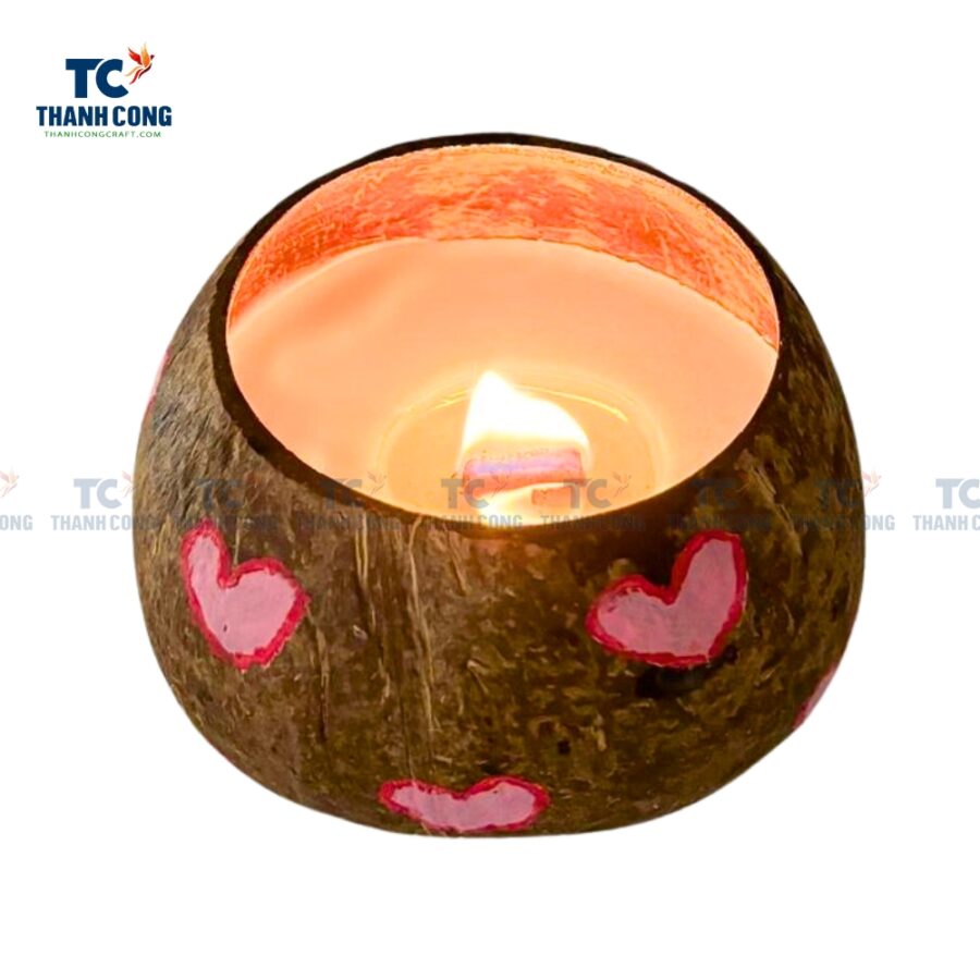 Coconut Shell Candle Bowl (TCCP-24026)