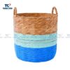 Colourful Seagrass Basket (TCSB-24190)