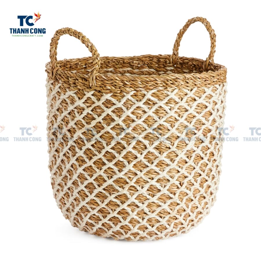 Hand-Woven Seagrass Baskets (TCSB-24216)