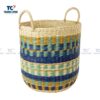 Handwoven Seagrass Basket (TCSB-24203)