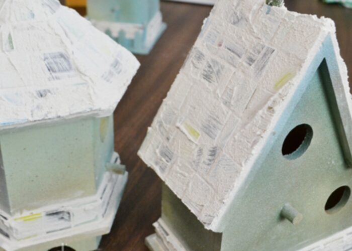 How To Make Mosaic Birdhouses DIY