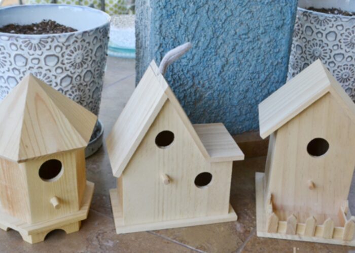 How To Make Mosaic Birdhouses DIY