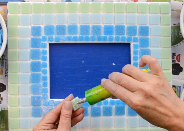 How to make mosaic photo frame for beginners