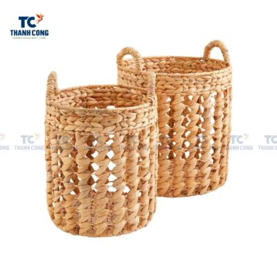 Hyacinth Basket With Handles (TCSB-24220)