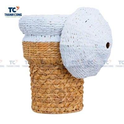 Ice Creaam Water Hyacinth Toy Basket (TCSB-24226)