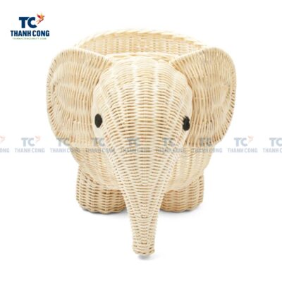 Rattan Storage Basket Elephant Shape (TCSB-24237)