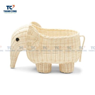 Rattan Storage Basket Elephant Shape (TCSB-24237)