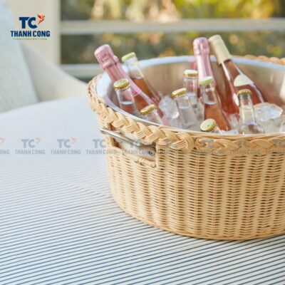 Rattan Wine Buckets For Parties (TCKIT-24435)