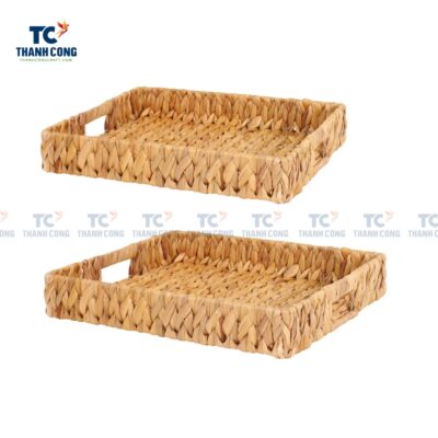 Rectangle Water Hyacinth Tray (TCKIT-24421)