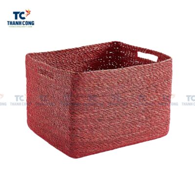 Red Seagrass Basket (TCSB-24213)