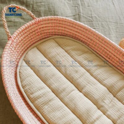 Seagrass Baby Changing Baskets With Handle (TCBDA-24105)