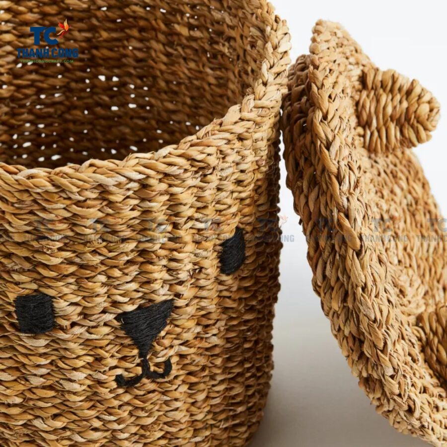 Seagrass Bear Shaped Baskets (TCSB-24181)