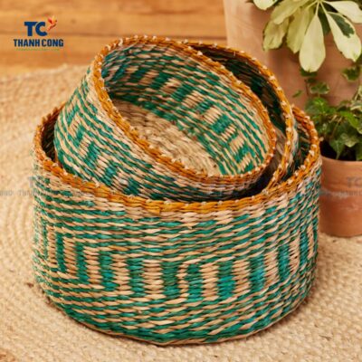 Small Seagrass Basket (TCSB-23166)