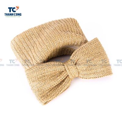 Straw Bow Clutch Bag (TCFA-24055)