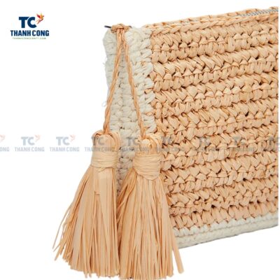 Straw Clutch Bag For Women (TCFA-24053)