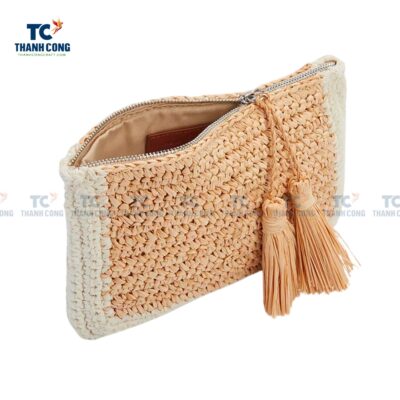 Straw Clutch Bag For Women (TCFA-24053)