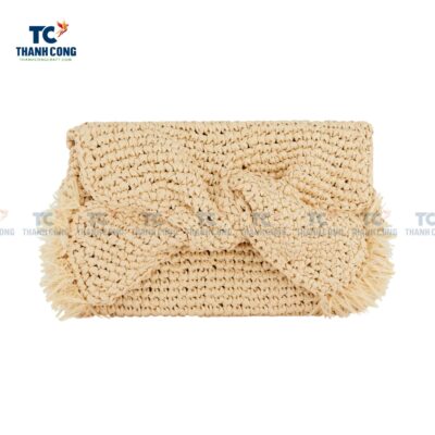 Straw Clutch Bag Wedding (TCFA-24050)