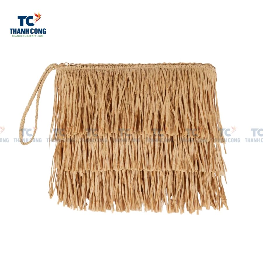 Straw Clutch Purse (TCFA-24048)