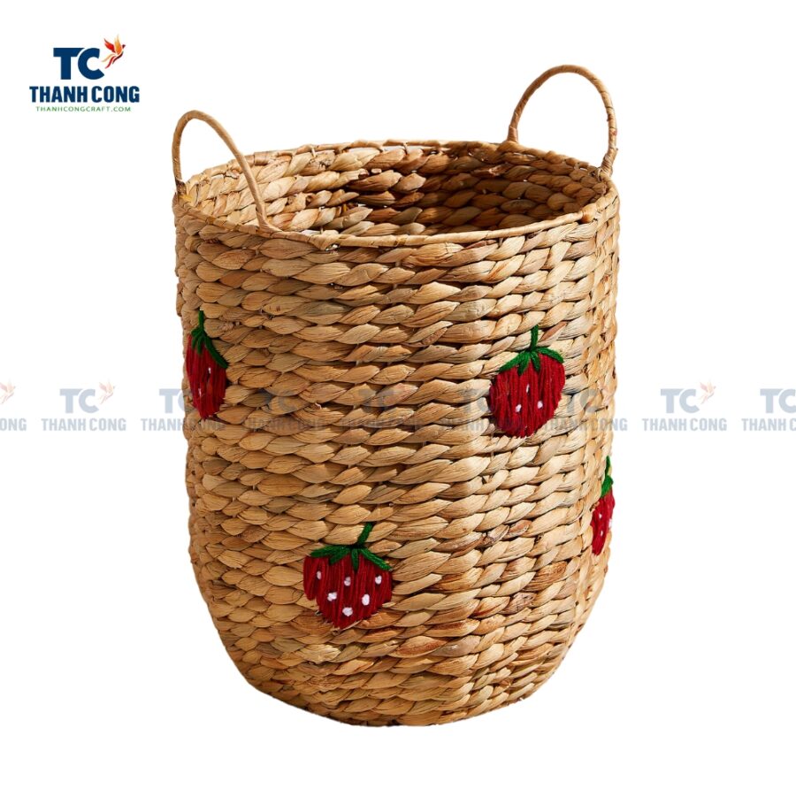 Tall Water Hyacinth Basket (TCSB-24224)