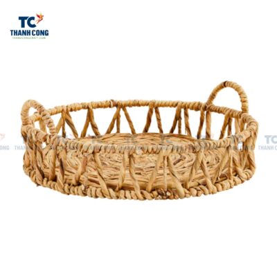 Water Hyacinth Round Tray (TCKIT-24424)