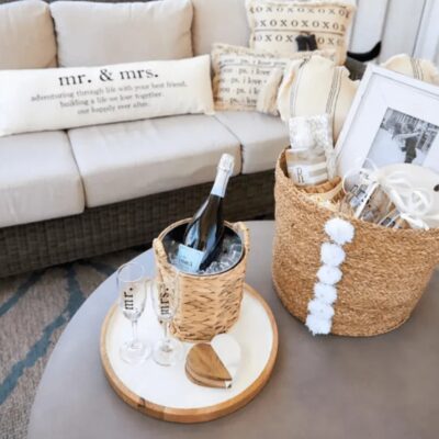 Water Hyacinth Wine Ice Bucket (TCKIT-24430)