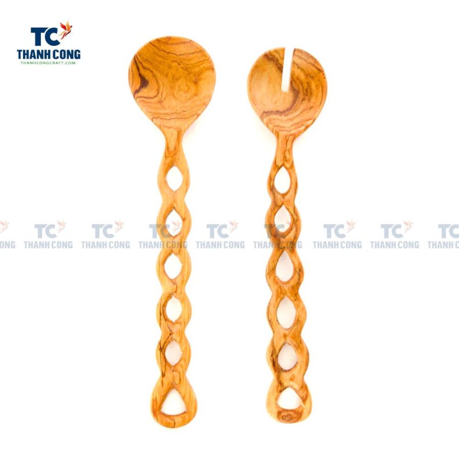 Wooden Salad Serving Spoons (TCKIT-24444)