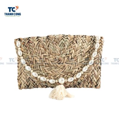 Woven Sea Grass Clutch Bag (TCFA-24047)