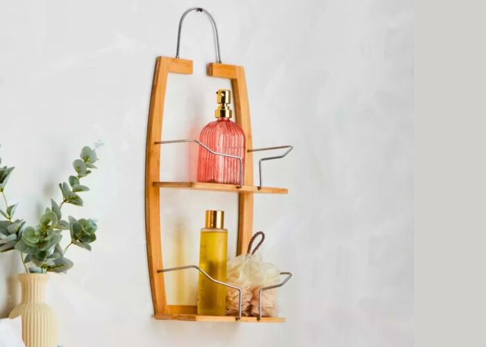 how to clean mould off bamboo shower caddy