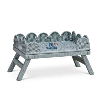 Blue Rattan Tray Rectangle (TCRTR-8994)