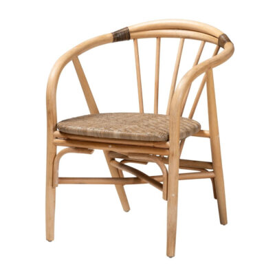 Brown Rattan Dining Chair (TCRCH-8963)