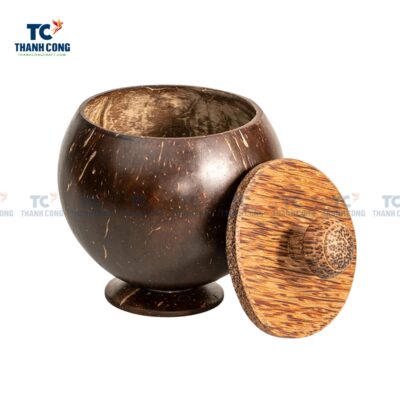 Coconut Shell Container With Lid (TCCP-24039)