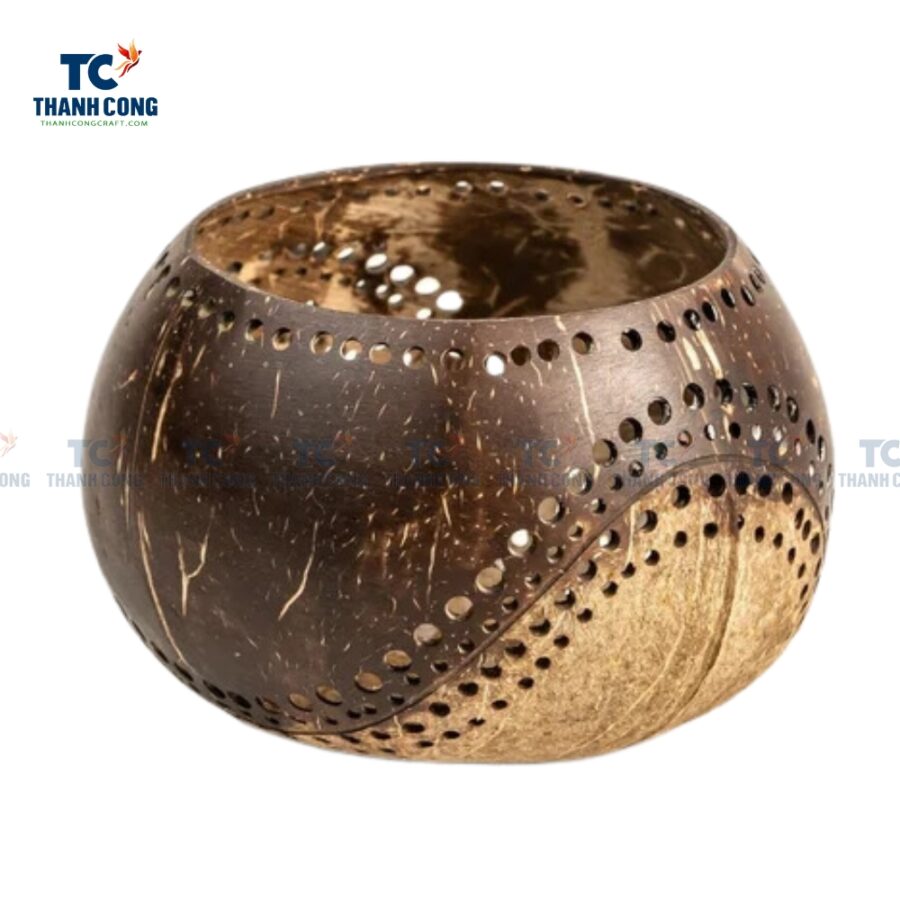 Coconut Shell Tea Light Holder (TCCP-24046)