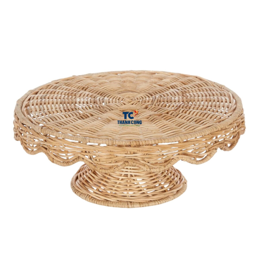 Decorative Rattan Cake Stand (TCRCS-8990)