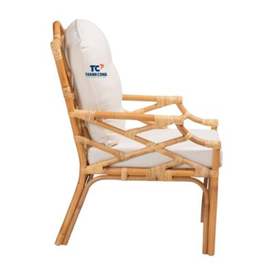 Indoor Rattan Chairs With Cushions (TCRCH-8957)