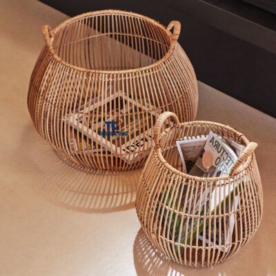 Large Round Wicker Basket, wholesale