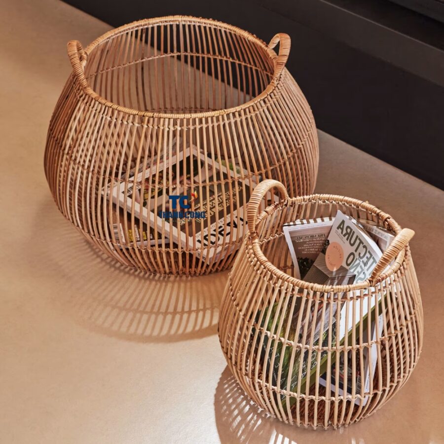 Large Round Wicker Basket, wholesale