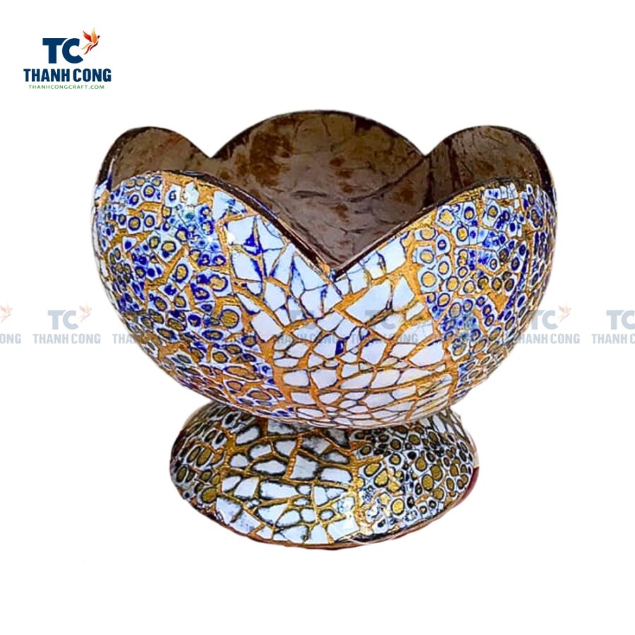 Natural Coconut Shell Pot (TCCP-24033)