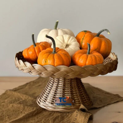 Rattan Cake Stand Medium (TCRCS-8995)