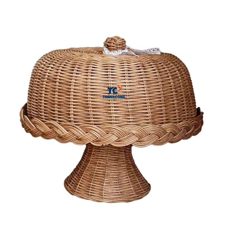 Rattan Cake Stand Medium (TCRCS-8995)