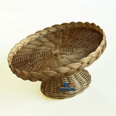Rattan Cake Stand With Lid (TCRCS-8997)